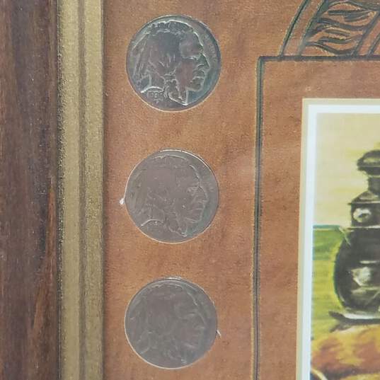 2 COIN SETS FRAMED 