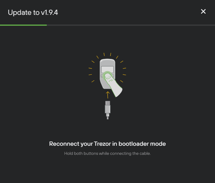 Activating and Updating the Firmware on Trezor Hardware Crypto Wallet