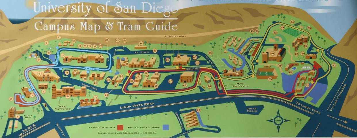 usd campus map (PDF) - University of San Diego Athletics