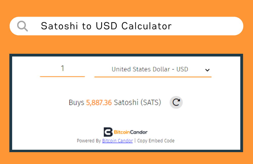Convert USD to SATS - US Dollar to Satoshi Converter | CoinCodex