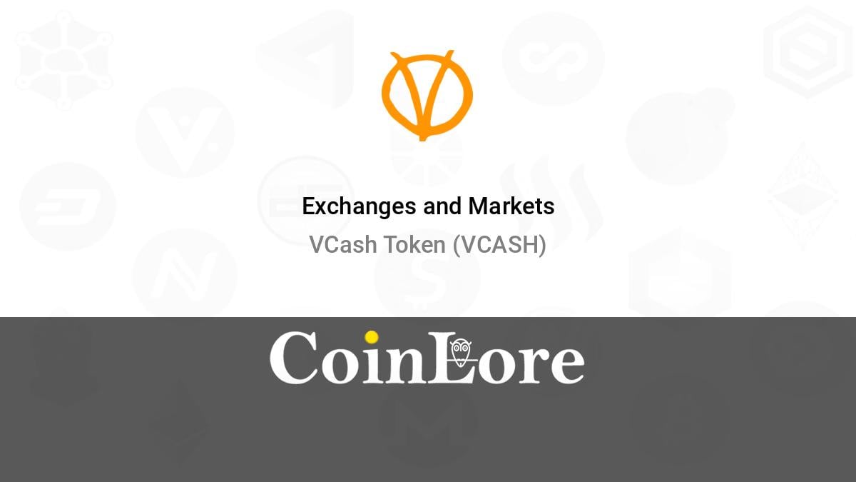 Vcash price now, Live VC price, marketcap, chart, and info | CoinCarp