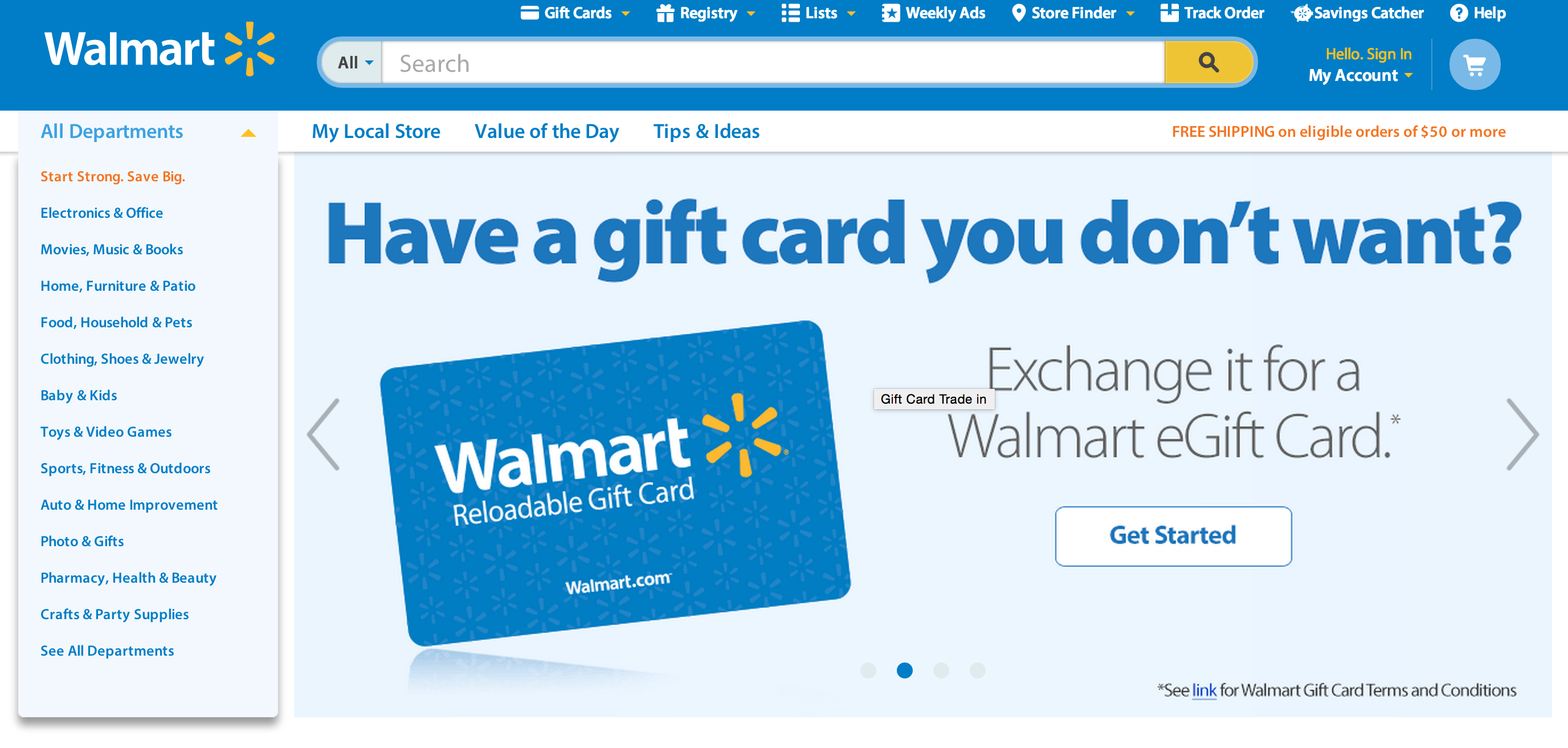 Gift Cards | Mintyn Bank | Buy, Sell Walmart Gift Cards