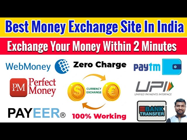 Exchange Webmoney WMZ to Bank Wire INR