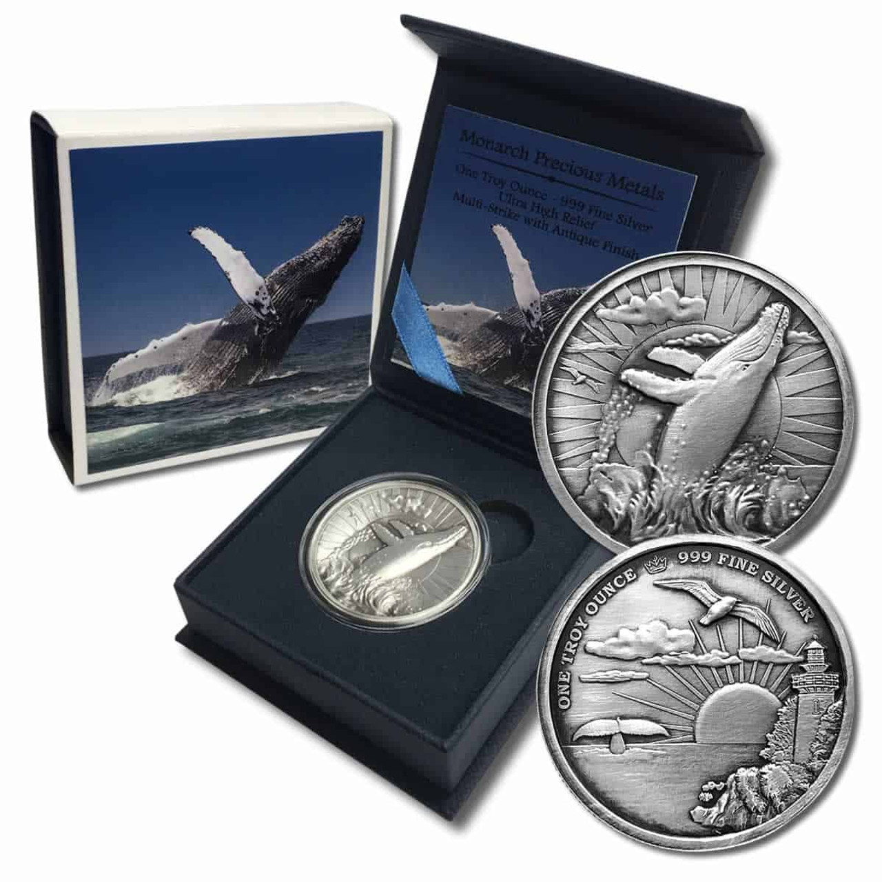 AAT Humpback Whale $1 Silver Brilliant Uncirculated Coin – Downies Collectables