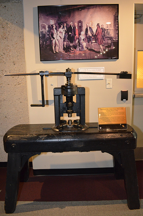 Steam-Powered Coin Press | The Franklin Institute