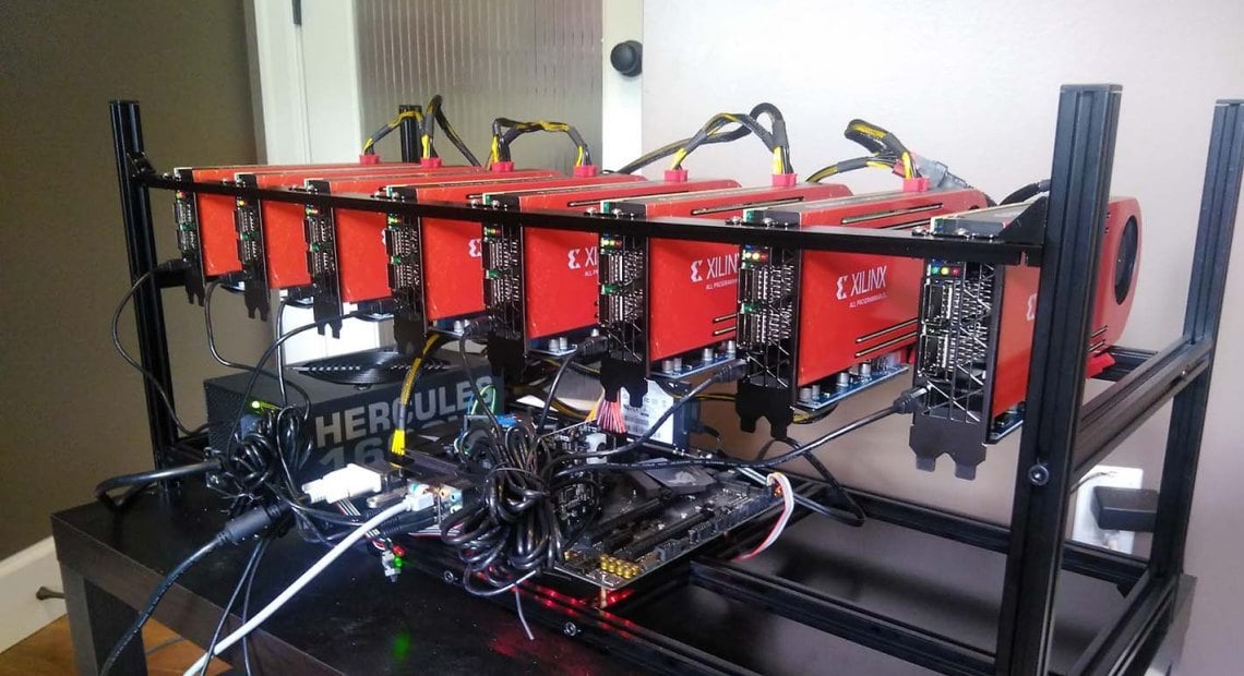 Installing ETH mining software for the Xilinx Varium blockchain accelerator card, part 2 of 3