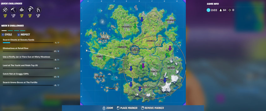 All Fortnite Chapter 2 Season 4 Week 6 XP Coin Locations - Green, Blue, Purple, Gold - Gamepur