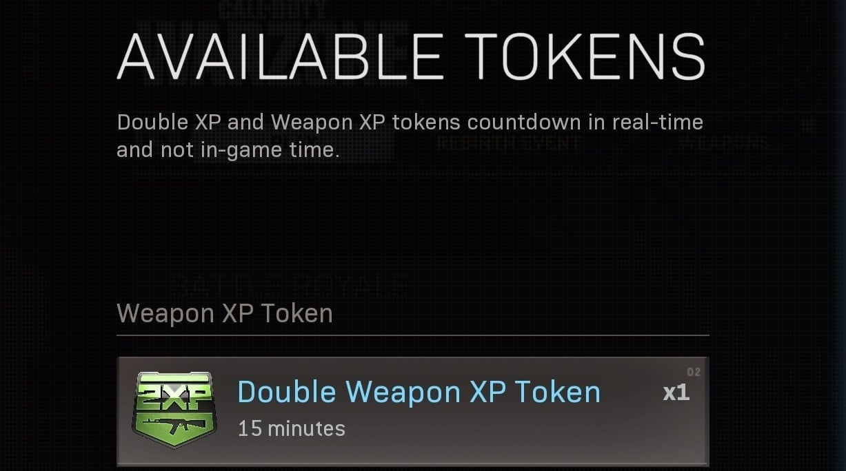 How to see active double XP tokens in Warzone | ONE Esports