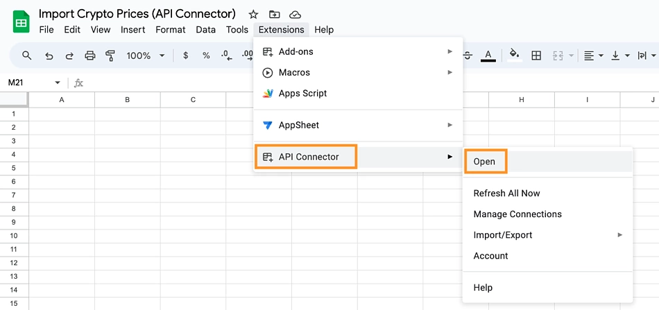 Add Real-Time Crypto Prices to Google Sheets ( Update)